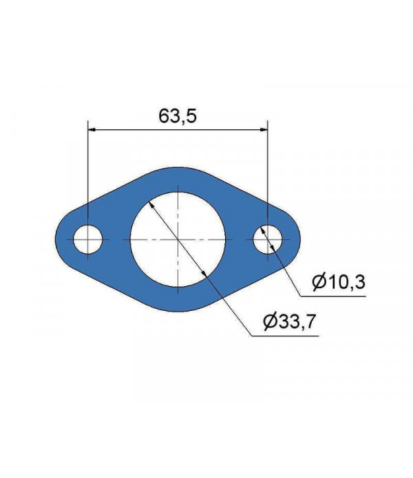 № 2505356 прокладки турбіни Nissan 725864-0001, 725864-0002,  727477-0002, 727477-0005, 727477-0006, 727477-0007, 727477