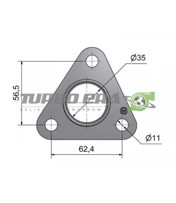 прокладки турбіни Opel 1.7D Z17 49131-06003, 49131...